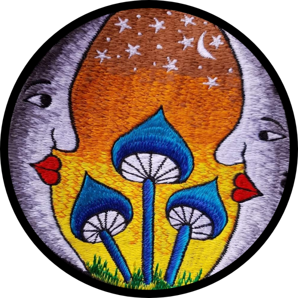 Naszywka nepalska "Magic Mushrooms"