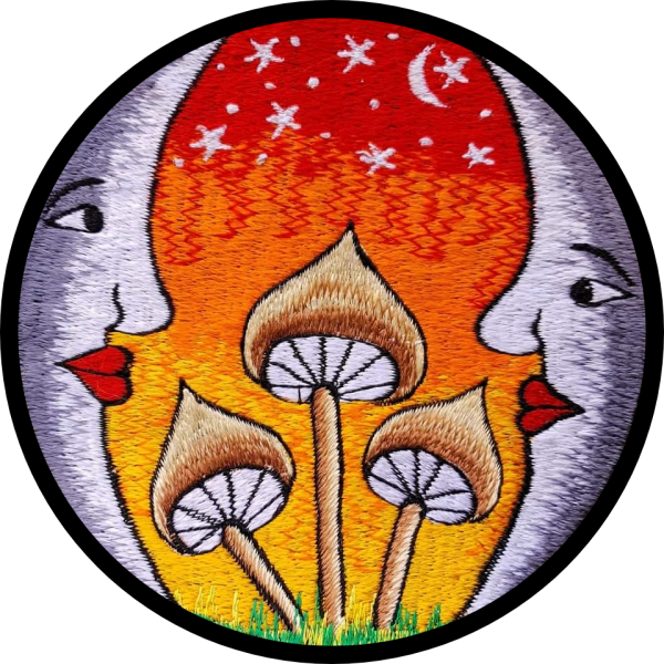 Naszywka nepalska "Magic Mushrooms"