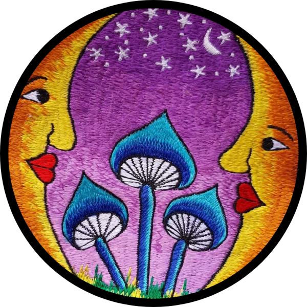 Naszywka nepalska "Magic Mushrooms"